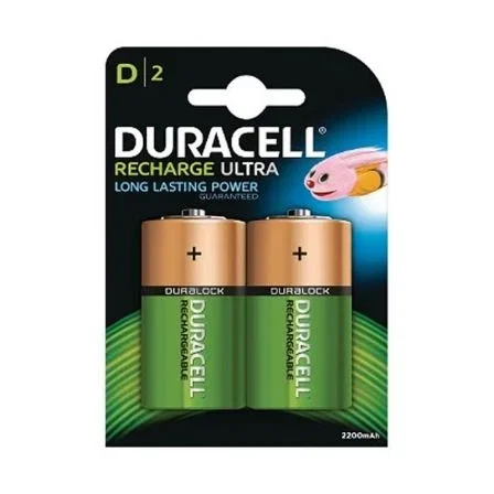 Duracell HR20 Pack de 2 Pilas Recargables Tipo D Duracell HR20 Pack de 2 Pilas Recargables Tipo D